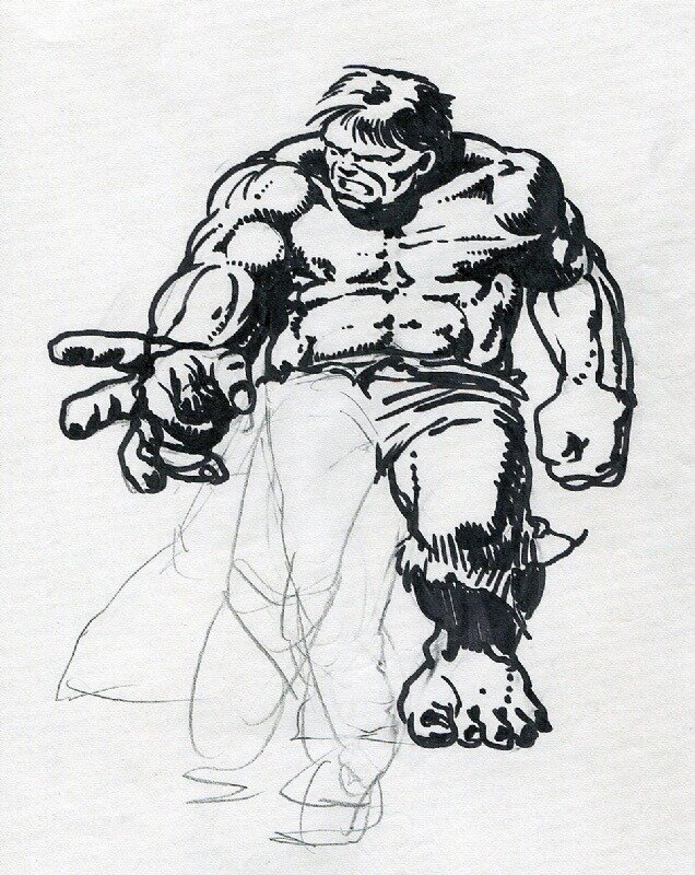 Hulk par Liberatore - Œuvre originale