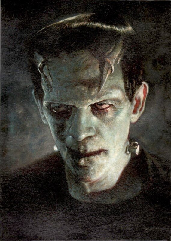 Frankenstein by Greg Staples - Original art