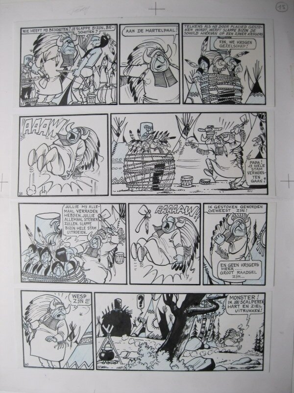 De slappe bizon by Marc Sleen - Comic Strip