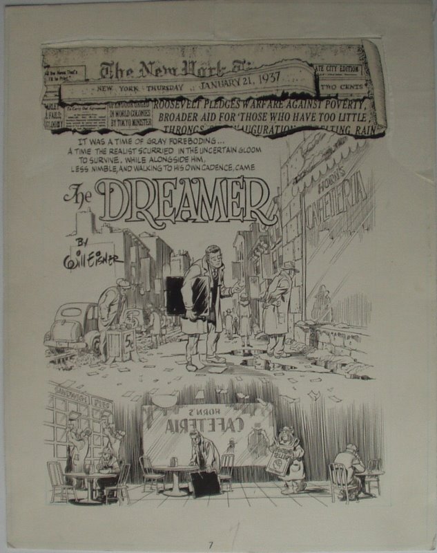 Will Eisner - The dreamer - page 1 - Planche originale
