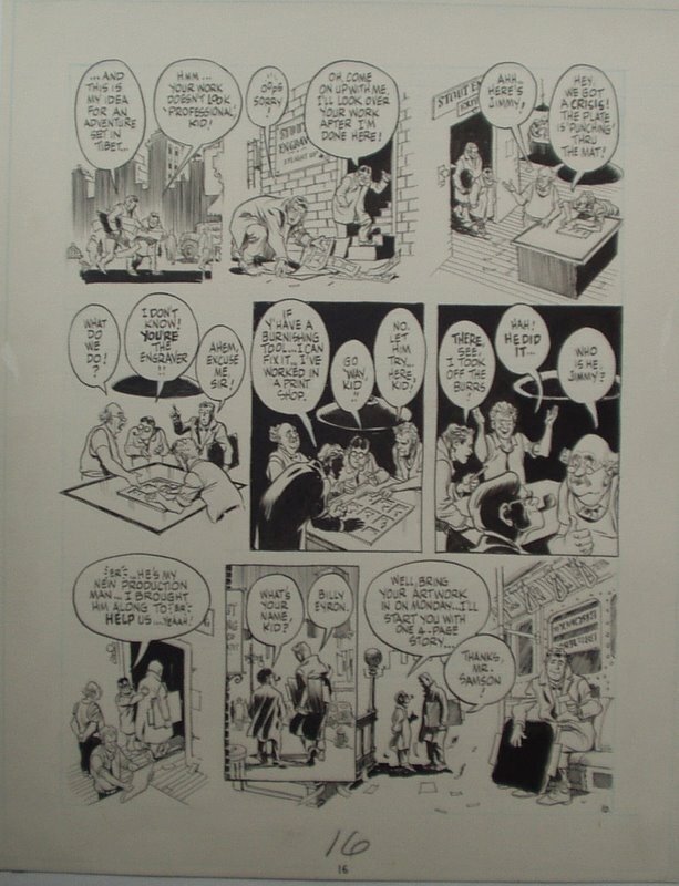 Will Eisner - The dreamer - page 10 - Planche originale