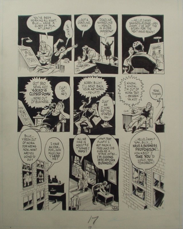 Will Eisner - The dreamer - page 11 - Planche originale