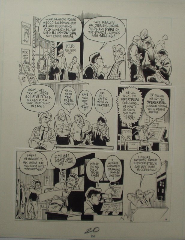 Will Eisner - The dreamer - page 14 - Planche originale