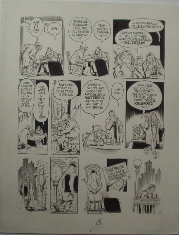 Will Eisner - The dreamer - page 2 - Planche originale