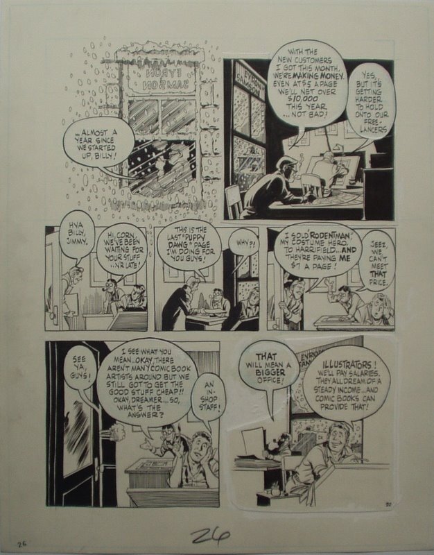Will Eisner - The dreamer - page 20 - Peter Pupp - Planche originale
