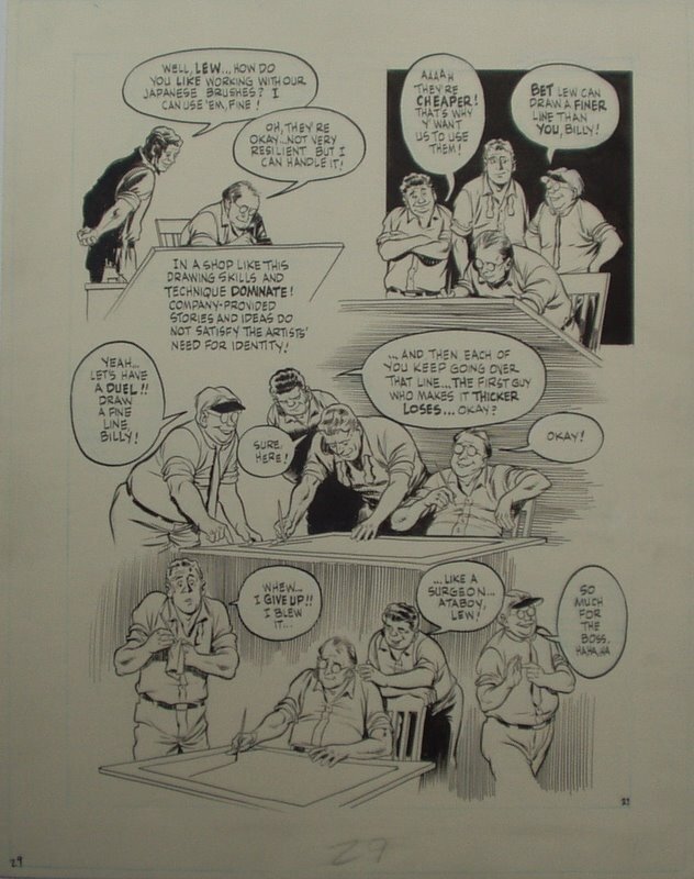 Will Eisner - The dreamer - page 23 - Planche originale