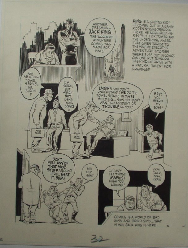 Will Eisner - The dreamer - page 26 - Jack Kirby - Planche originale