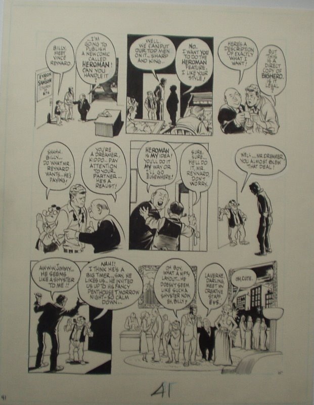 Will Eisner - The dreamer - page 35 - Planche originale