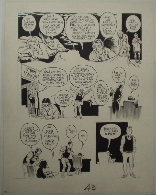 Will Eisner - The dreamer - page 37 - Planche originale