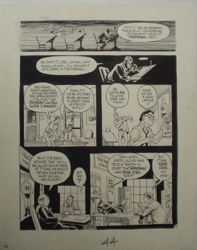 Will Eisner - The dreamer - page 38 - Planche originale
