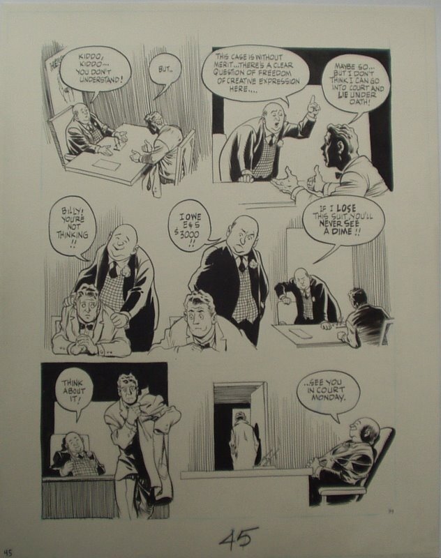 Will Eisner - The dreamer - page 39 - Planche originale