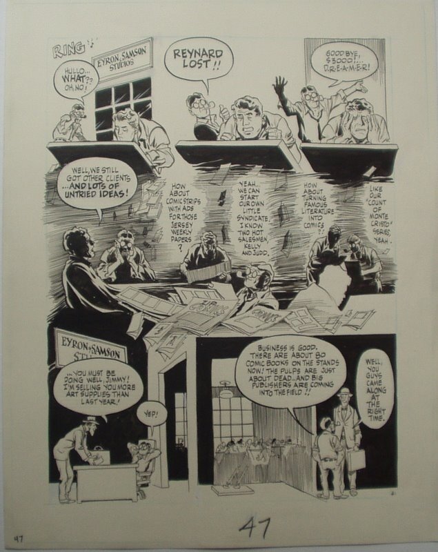 Will Eisner - The dreamer - page 41 - Planche originale