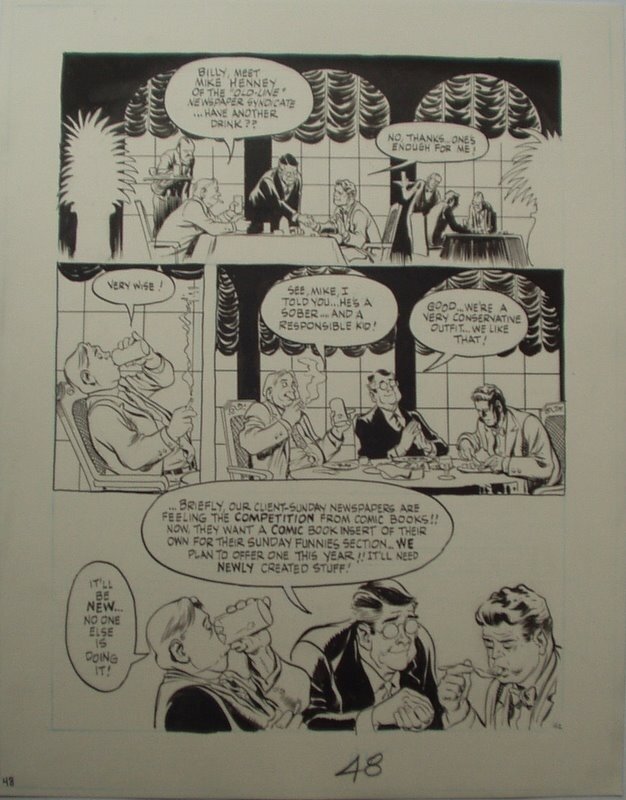 Will Eisner - The dreamer - page 42 - Planche originale