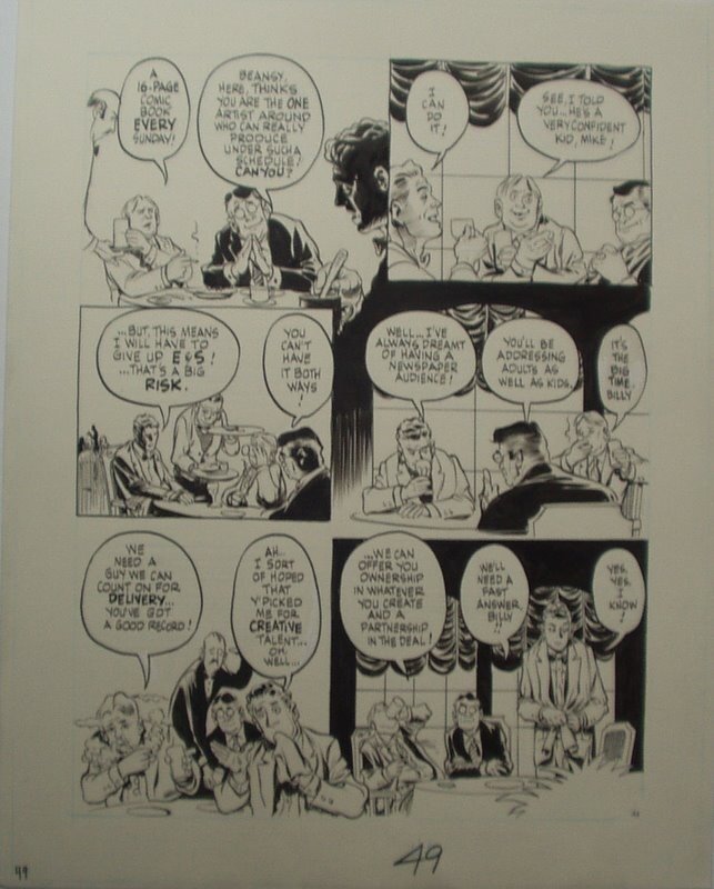 Will Eisner - The dreamer - page 43 - Planche originale