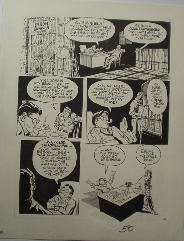 Will Eisner - The dreamer - page 44 - Planche originale