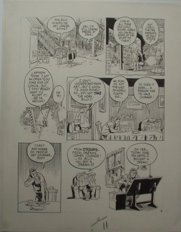 Will Eisner - The dreamer - page 5 - Planche originale