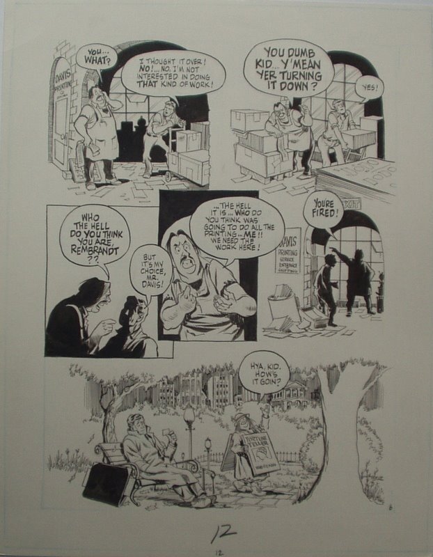 Will Eisner - The dreamer - page 6 - Planche originale