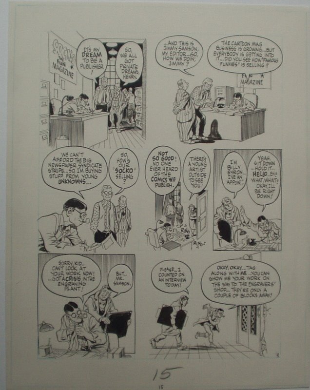 Will Eisner - The dreamer - page 9 - Planche originale