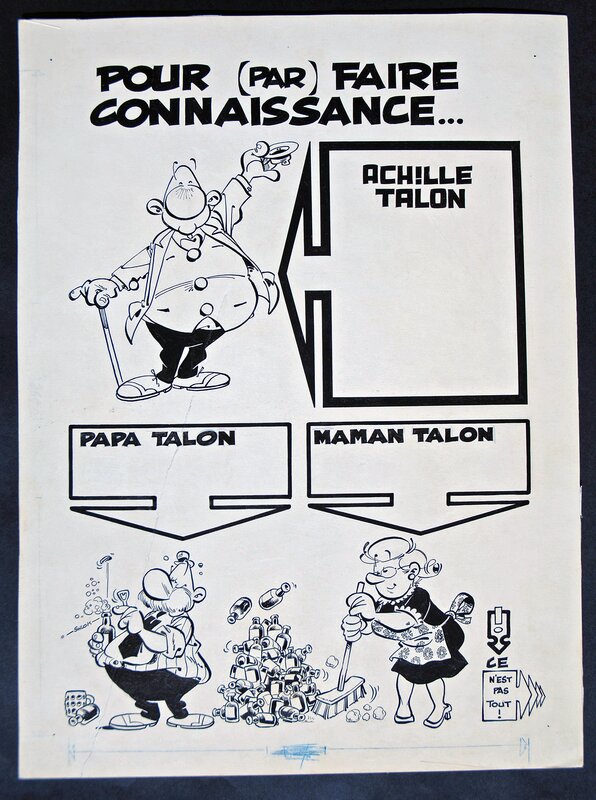 Greg, Achille Talon - Pour (par)faire connaissance - planche 01. - Planche originale