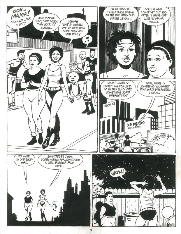 Love & Rockets par Jaime Hernandez - Planche originale