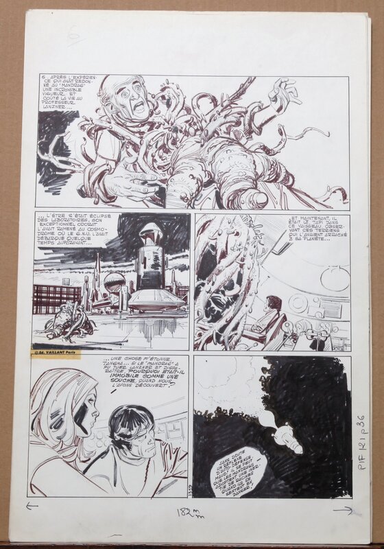 Raymond Poïvet, Roger Lécureux, Les mangrahommes - PIF 121 page 6 - Planche originale