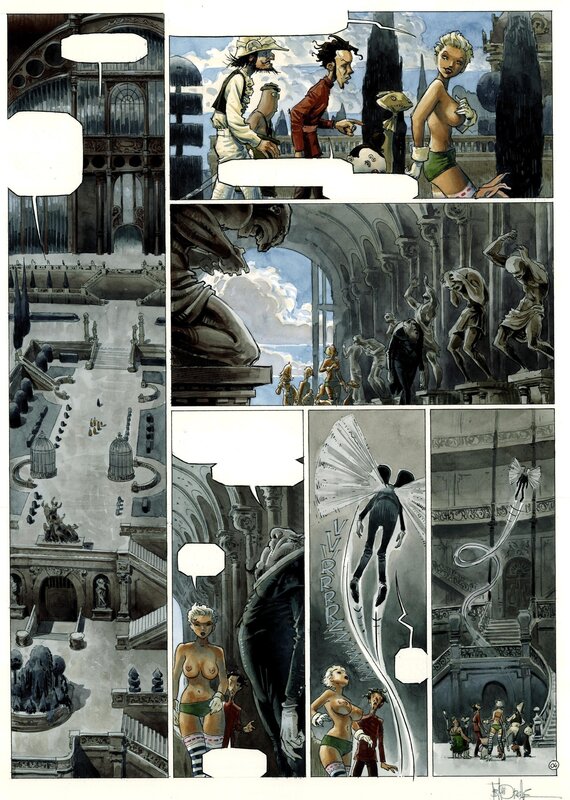 Jean-Baptiste Andréae, Wilfrid Lupano, Azimut - Tome #2 - Que la belle meure - Planche originale