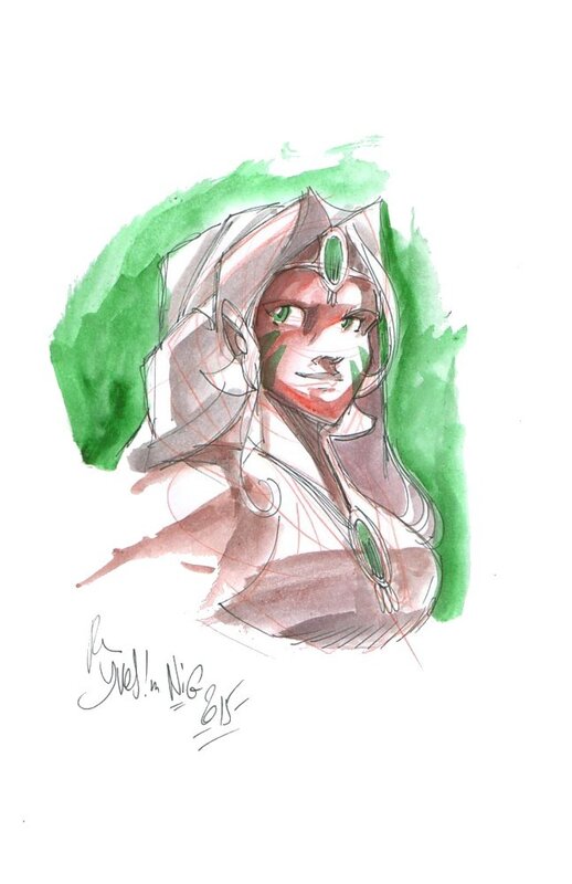 Tykko des Sables by Nicolas Kéramidas - Sketch