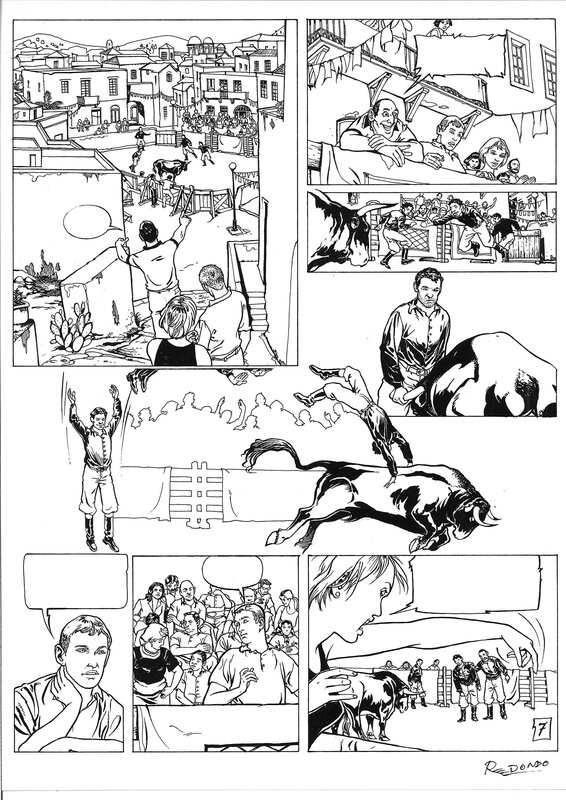 Daniel Redondo, El LEGADO DE CNOSSOS. PAGE 7 . - Comic Strip