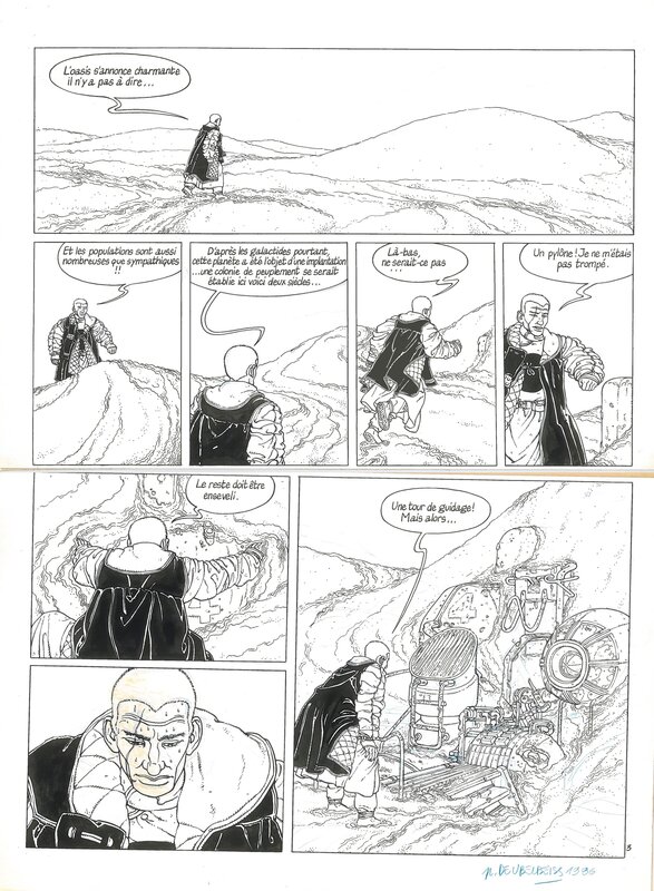 Ergun l'errant par Patrick Deubelbeiss - Planche originale