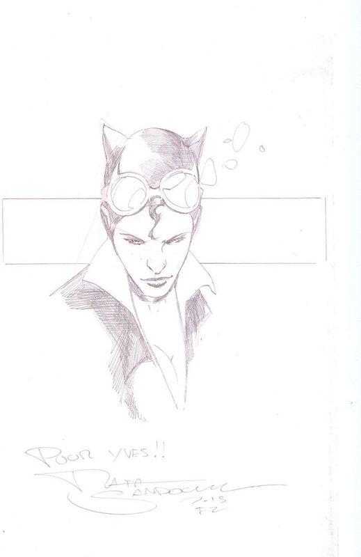 Catwoman by Rafa Sandoval - Sketch
