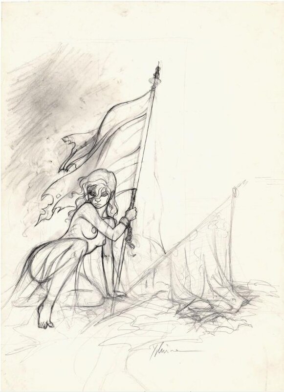 Sambre by Yslaire - Original Illustration