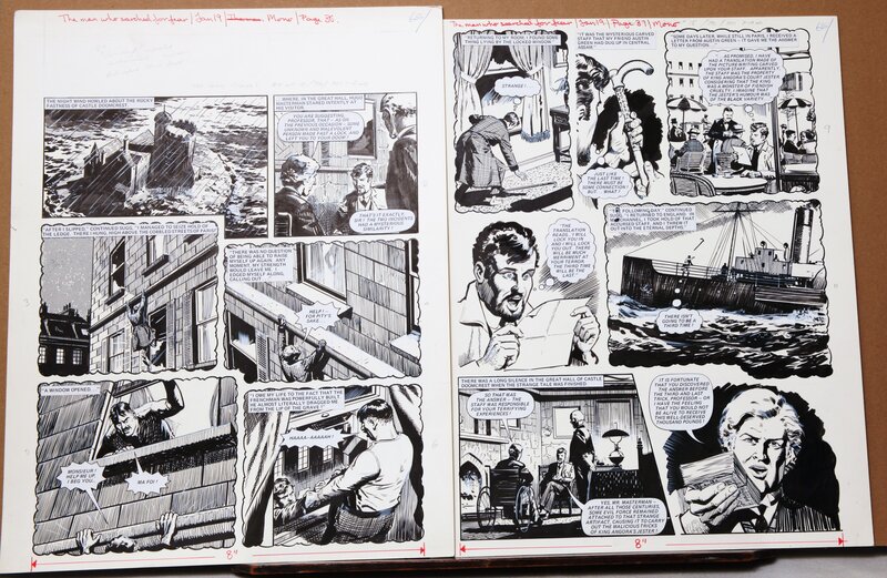 19 janvier 1974 - The man who searched the Fear - Bill Lacey au top ! - Comic Strip