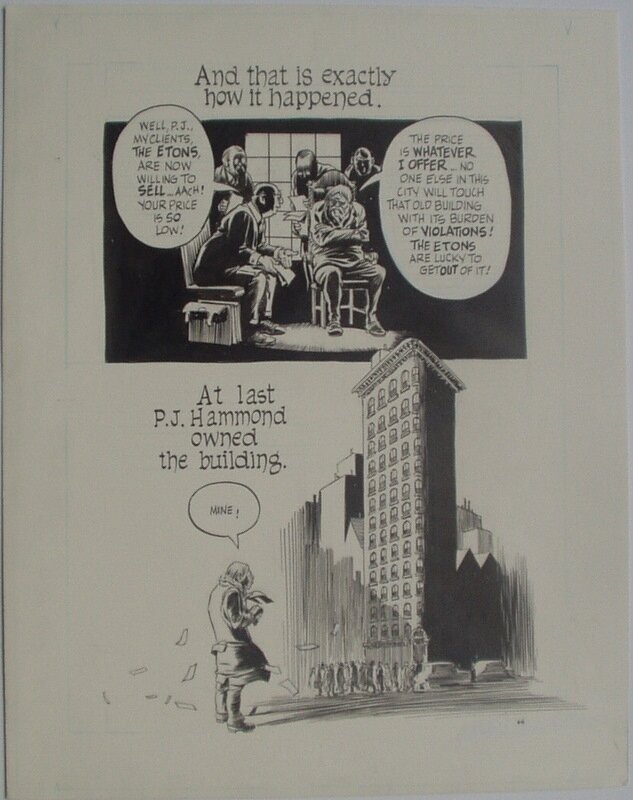 The building par Will Eisner - Planche originale