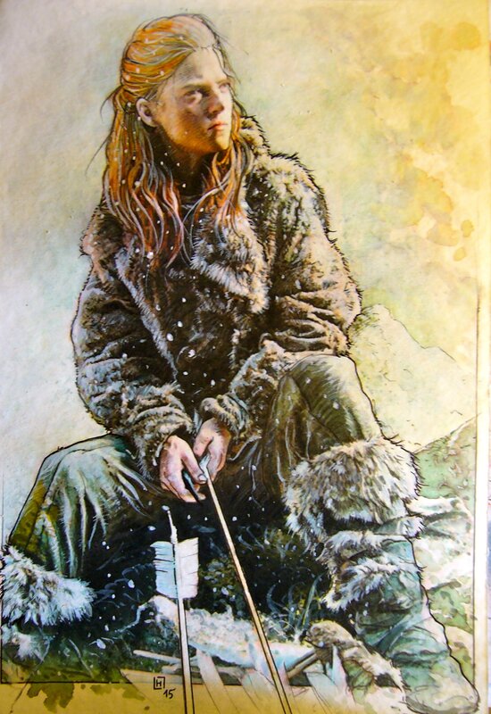 Ygritte par Fabrice Le Hénanff - Planche originale