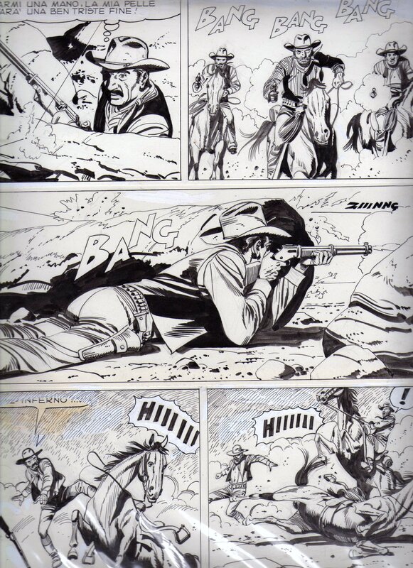 Guglielmo Letteri, Tex Willer n° 289 - La vendetta di Tiger Jack - Planche originale