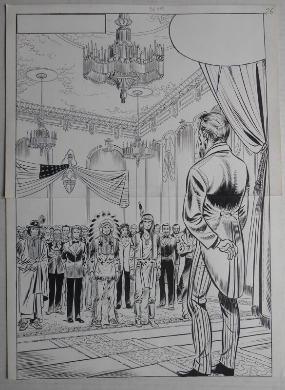 Willy Vandersteen, Bessy - De grote blanke vader - Comic Strip
