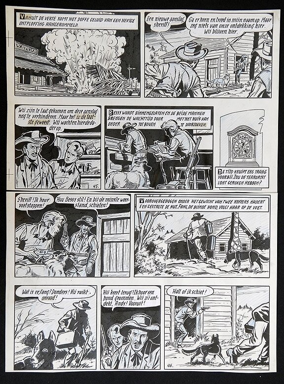 Bessy par Willy Vandersteen - Planche originale