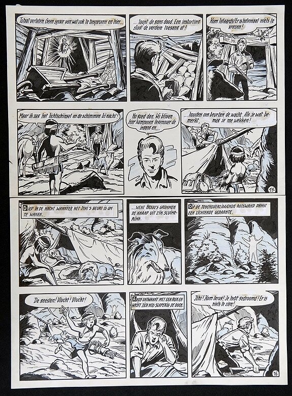 Bessy par Willy Vandersteen - Planche originale