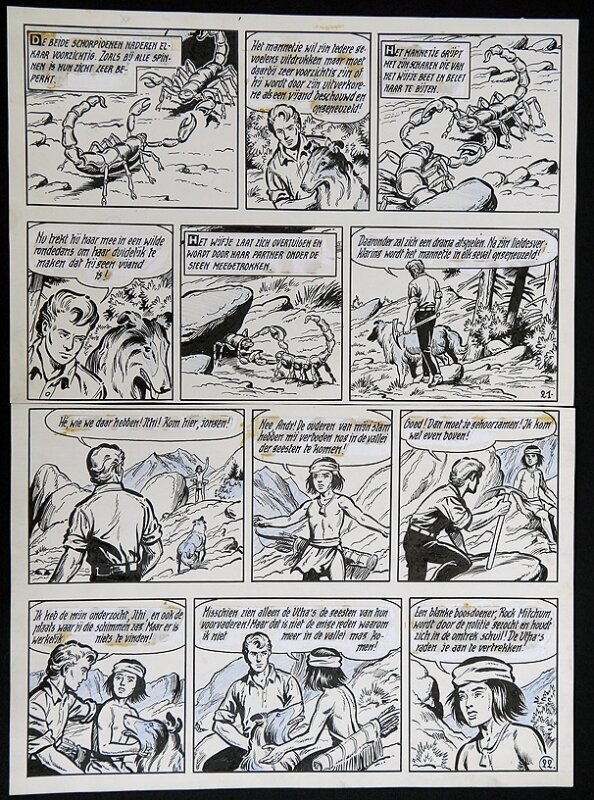 Bessy par Willy Vandersteen - Planche originale