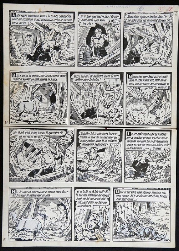Bessy par Willy Vandersteen - Planche originale