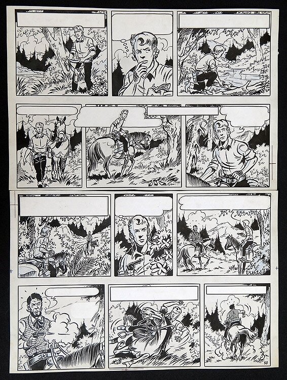 Bessy par Willy Vandersteen - Planche originale