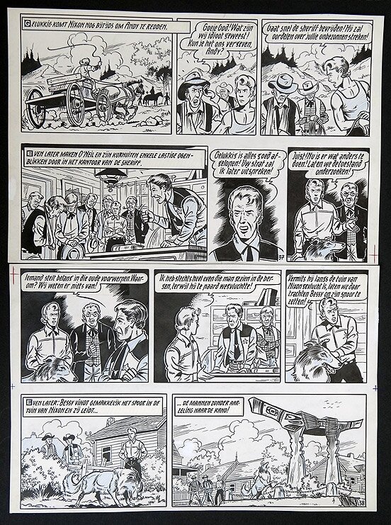 Bessy par Willy Vandersteen - Planche originale