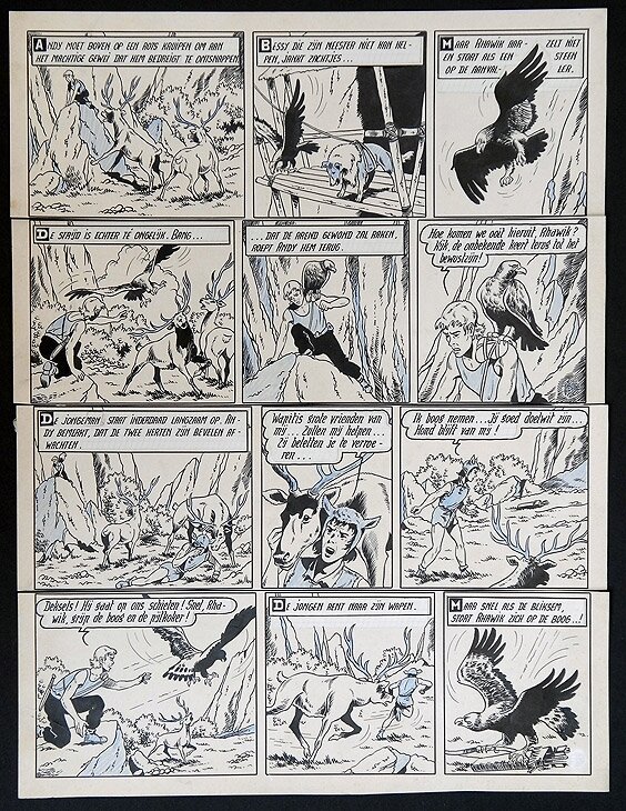 Bessy par Willy Vandersteen - Planche originale