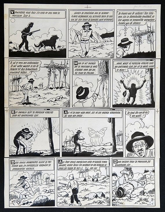 Bessy par Willy Vandersteen - Planche originale