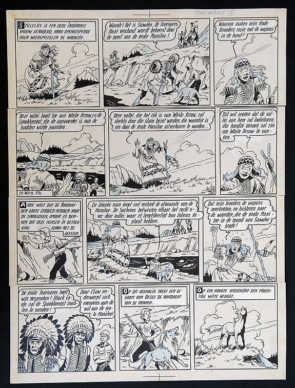 Bessy par Willy Vandersteen - Planche originale
