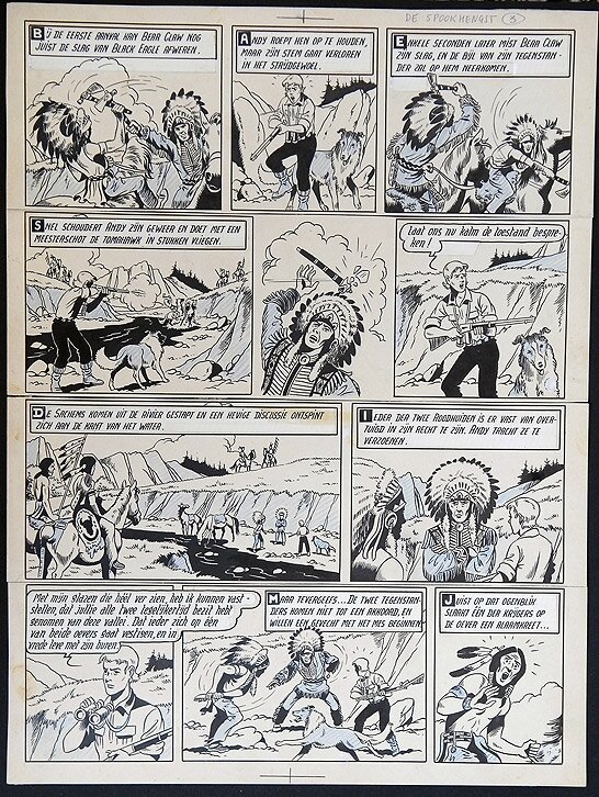 Bessy par Willy Vandersteen - Planche originale