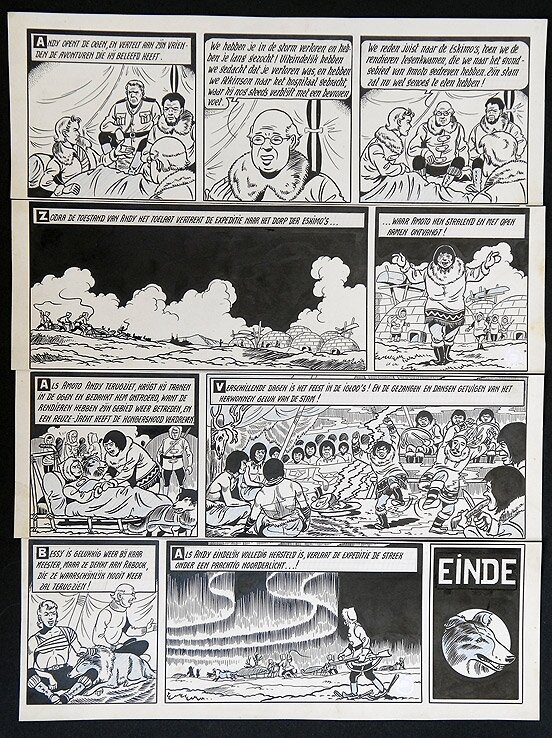 Bessy par Willy Vandersteen - Planche originale