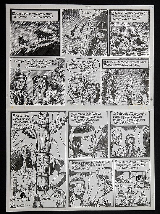 Bessy par Willy Vandersteen - Planche originale