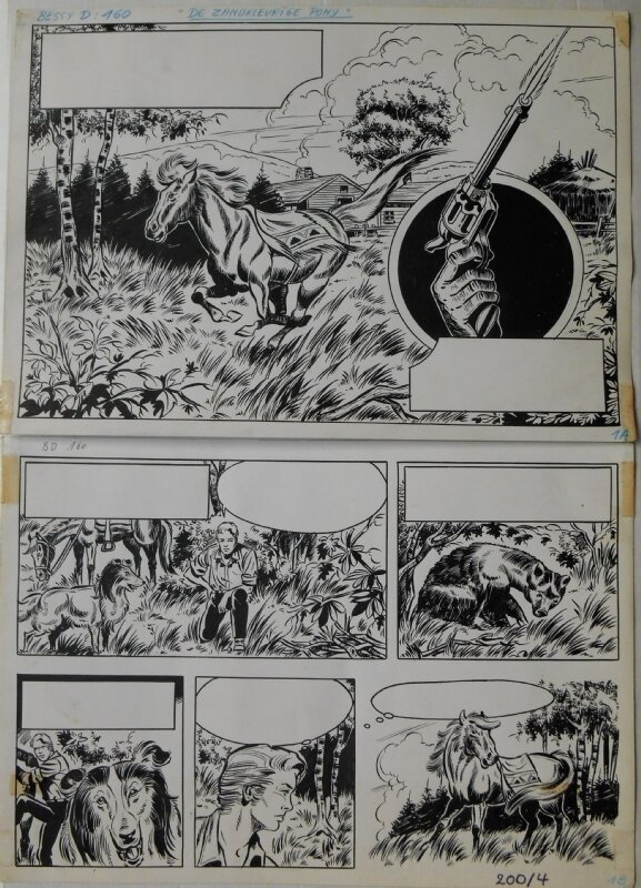 De zandkleurig pony by Willy Vandersteen, Studio Vandersteen - Comic Strip