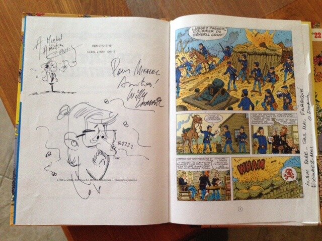 Les tuniques bleues par Raoul Cauvin, Willy Lambil - Dédicace